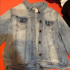 Distressed Jean jacket